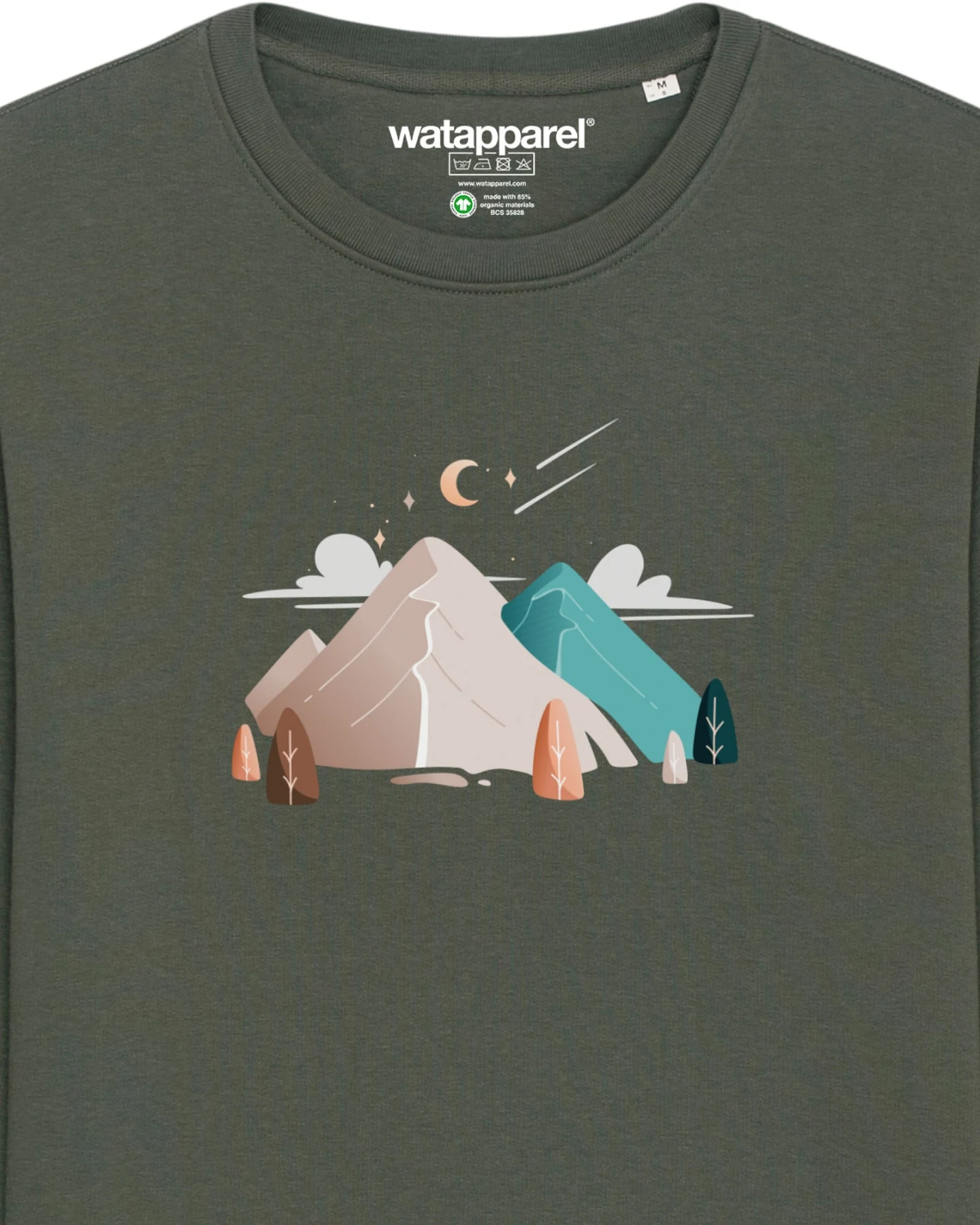Watapparel Sweatshirt Night & Clouds – Ansicht 3