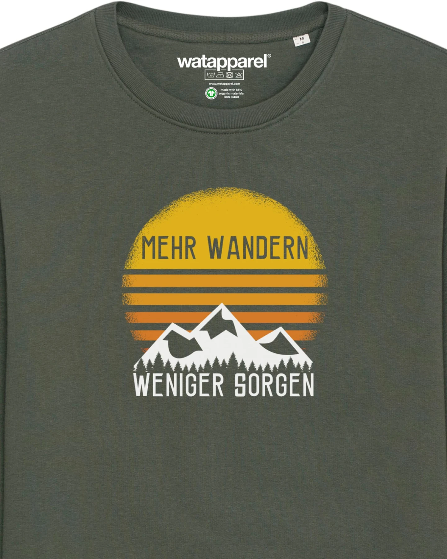 Watapparel Sweatshirt Mehr Wandern – Ansicht 3