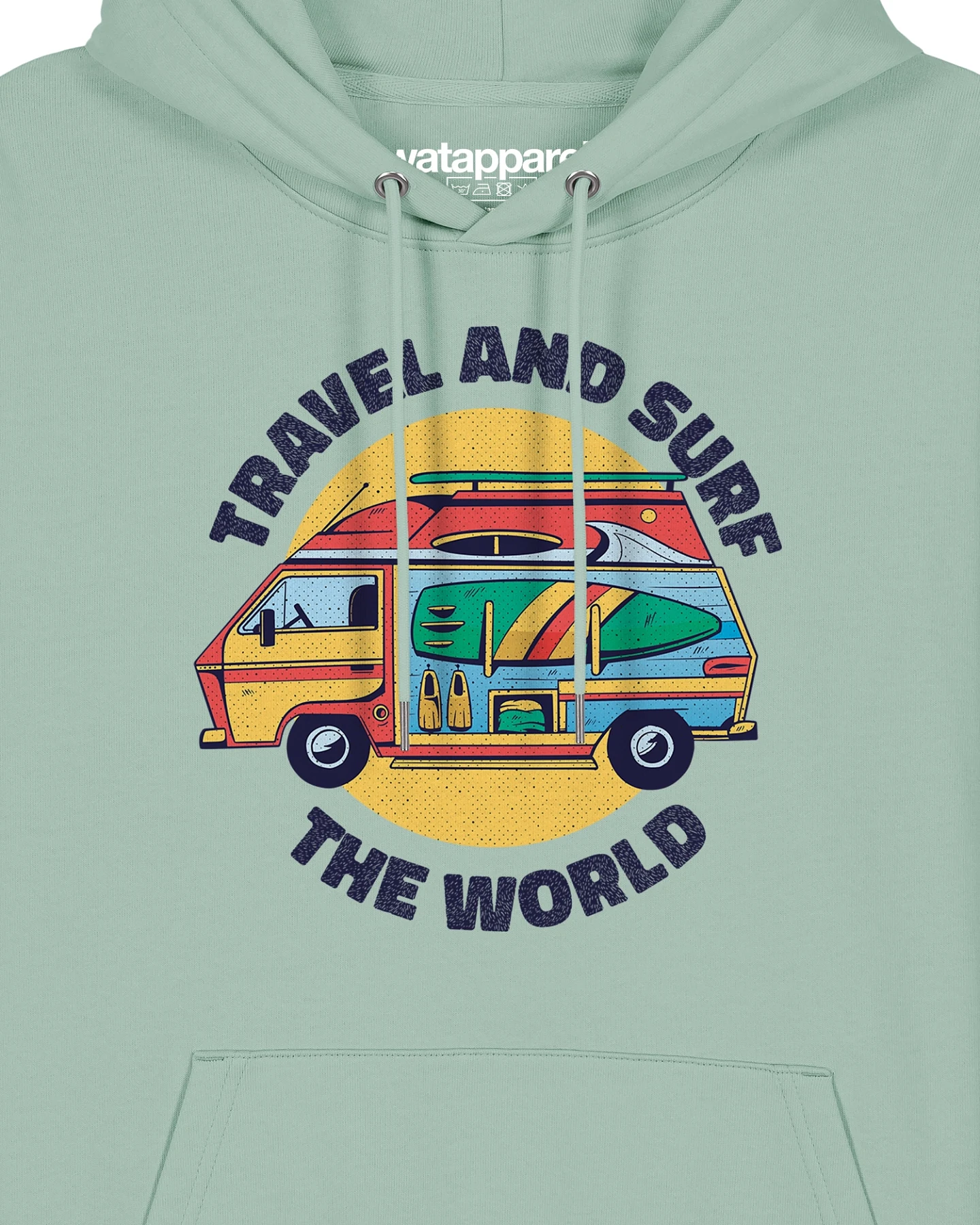 Watapparel Sweatshirt Travel and surf – Ansicht 3