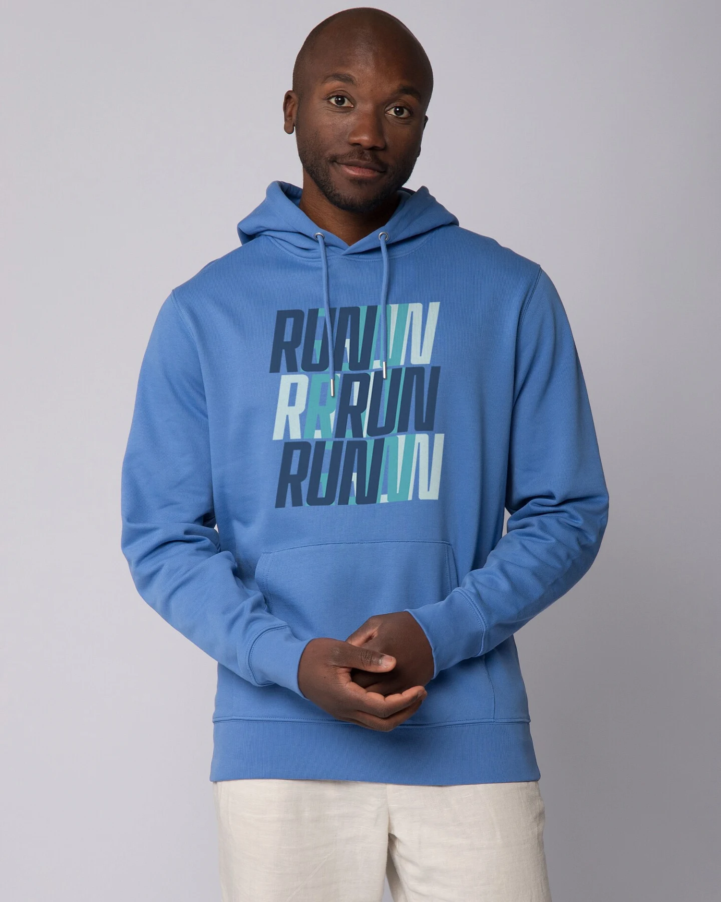 Watapparel Sweatshirt Run, Run, Run blue – Ansicht 2