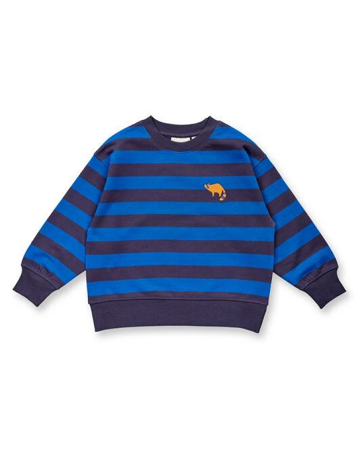Sense Organics & friends in cooperation with GARY MASH Kinder Sweatshirt mit Waschbär Applikation