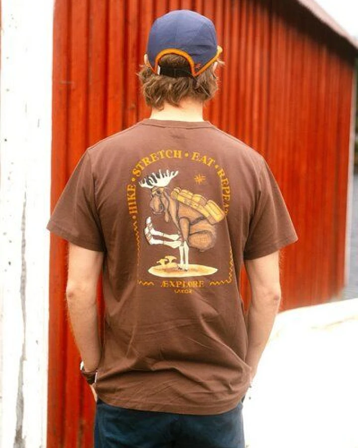 LAKOR T-Shirt aus Bio-Baumwolle - Yoga Moose