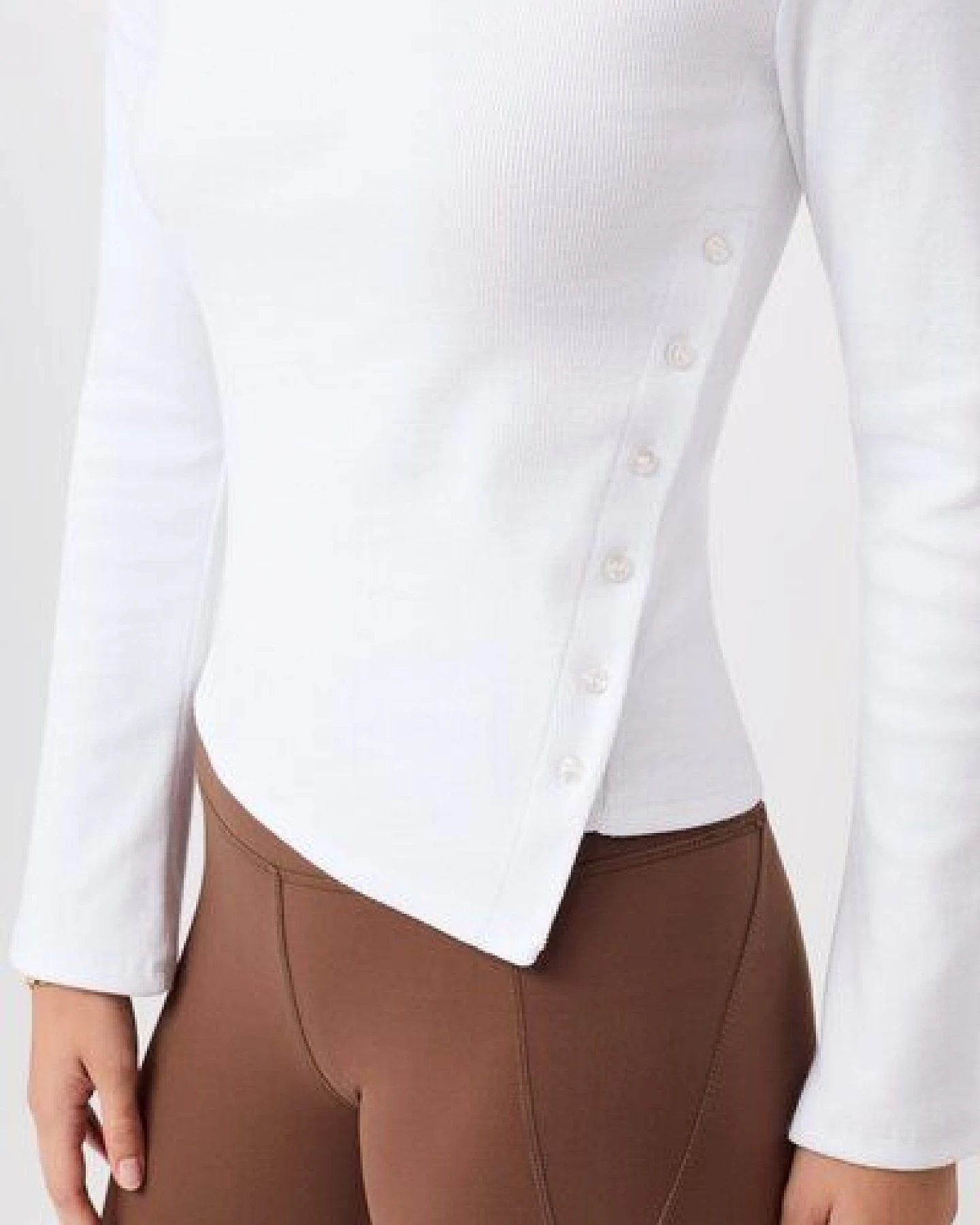 Mandala Side Button Longsleeve – Ansicht 3