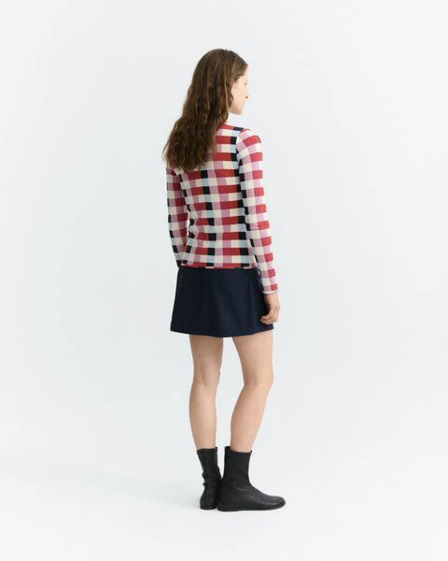 thinking mu Brisa Longsleeve mit Cheshire Checks – Ansicht 4