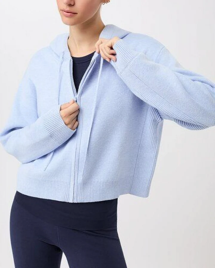 Mandala Knitted Hoodie Jacket
