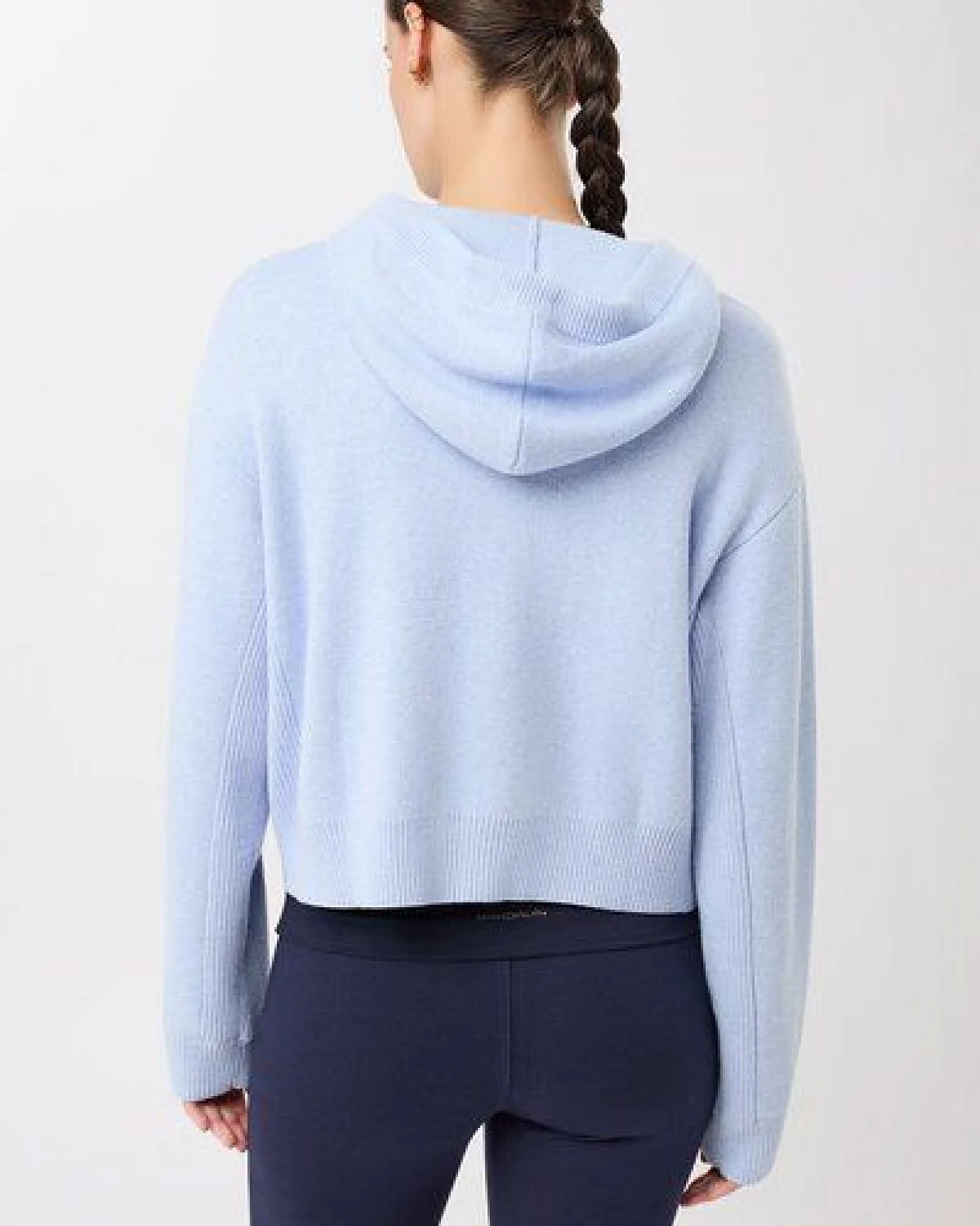 Mandala Knitted Hoodie Jacket – Ansicht 2