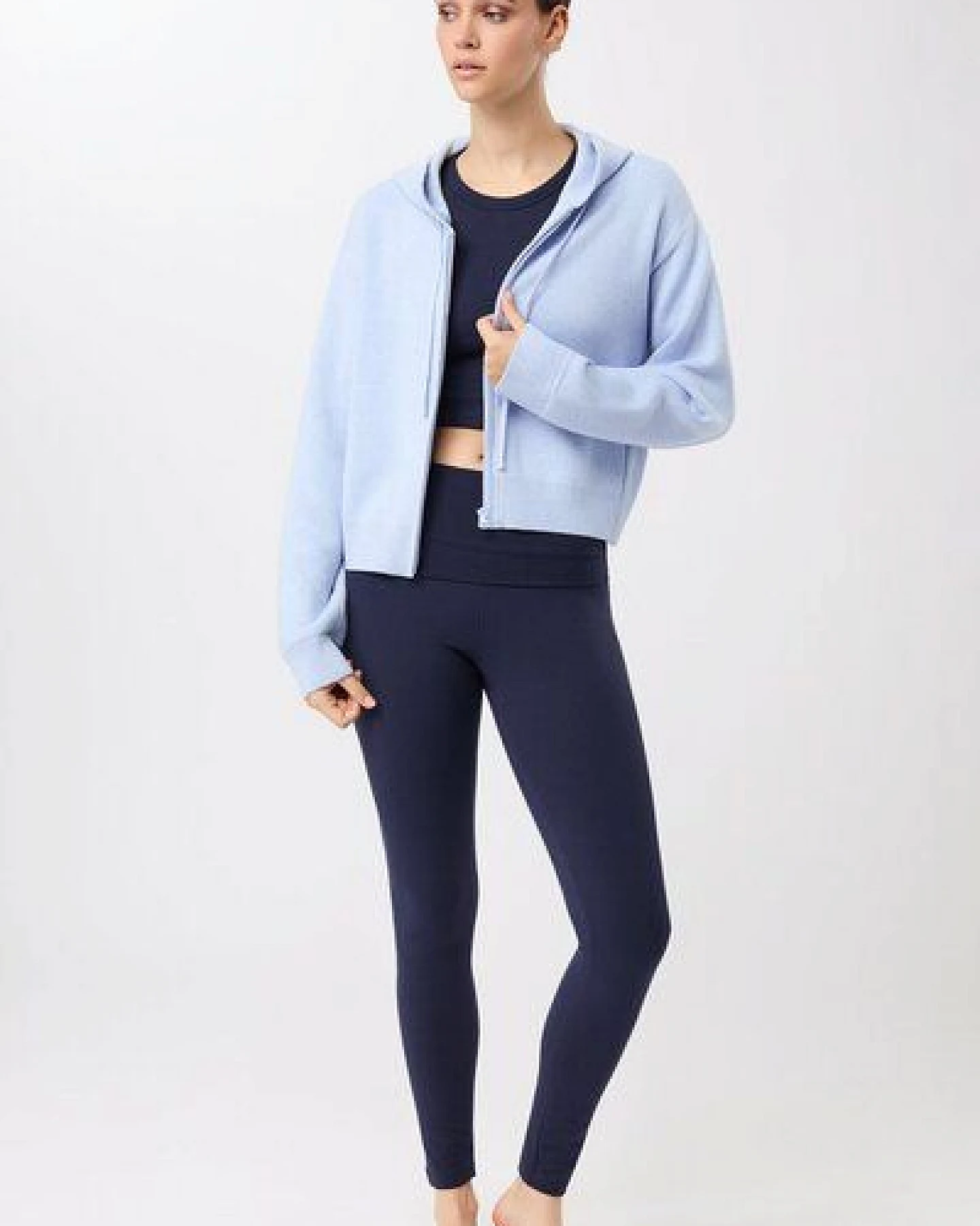 Mandala Knitted Hoodie Jacket – Ansicht 3