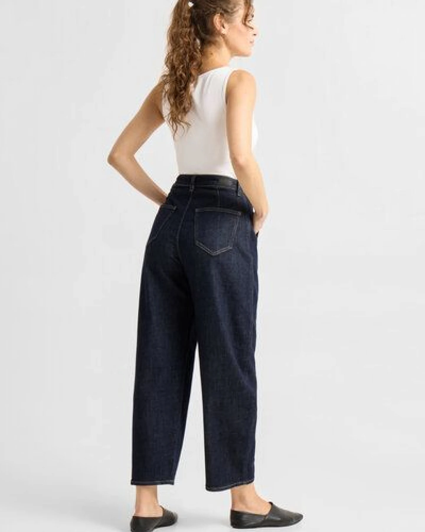 Damen Jeans MOONDUST Barrel Leg Soft Denim DAWN Bio-Baumwolle – Ansicht 3