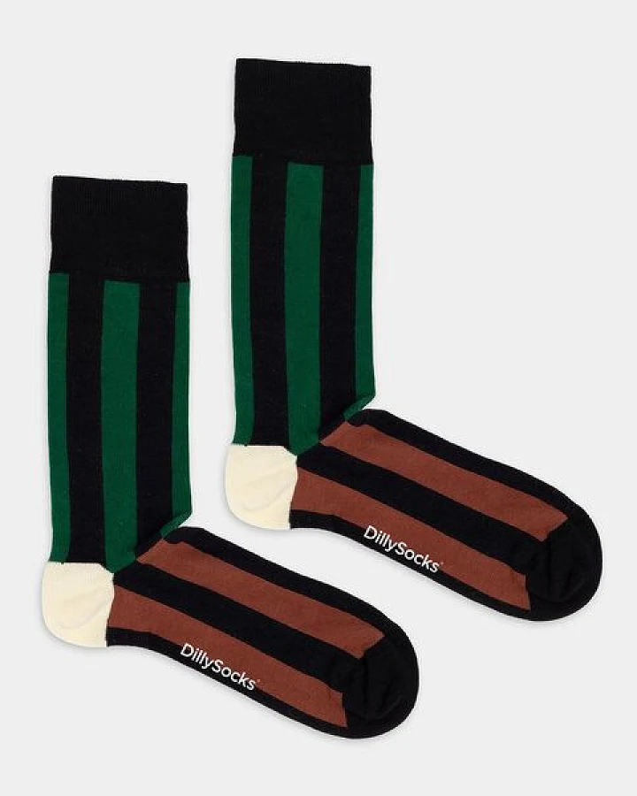 DillySocks Socken Urban Stripes aus Biobaumwoll-Mix