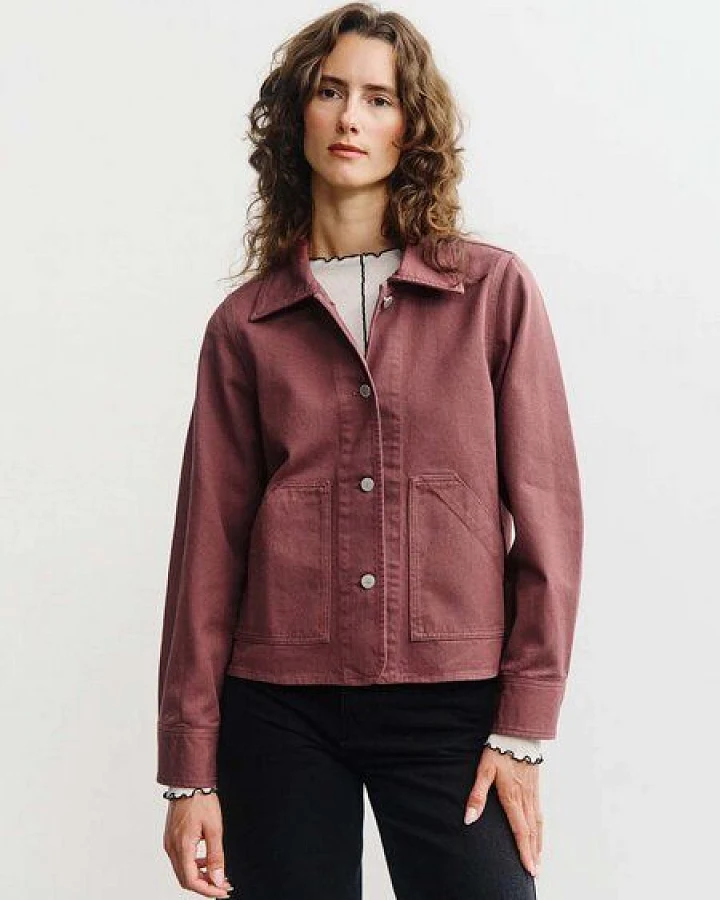 Rotholz Damen Jacke - Cropped Jacket - aus Baumwolle