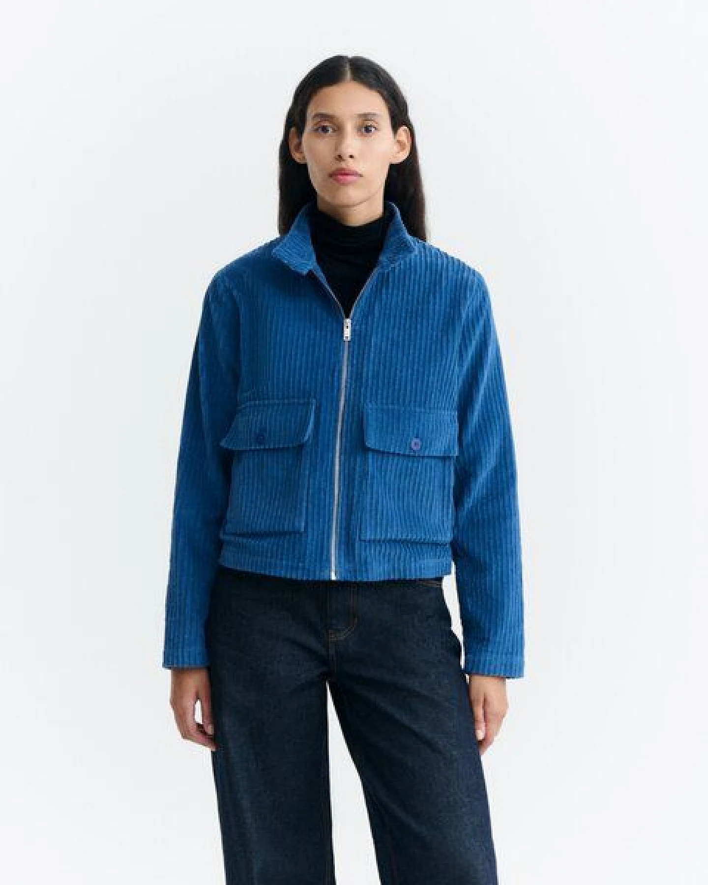 thinking mu Delia-Breitcord-jacke mit Reißverschluss – Ansicht 3