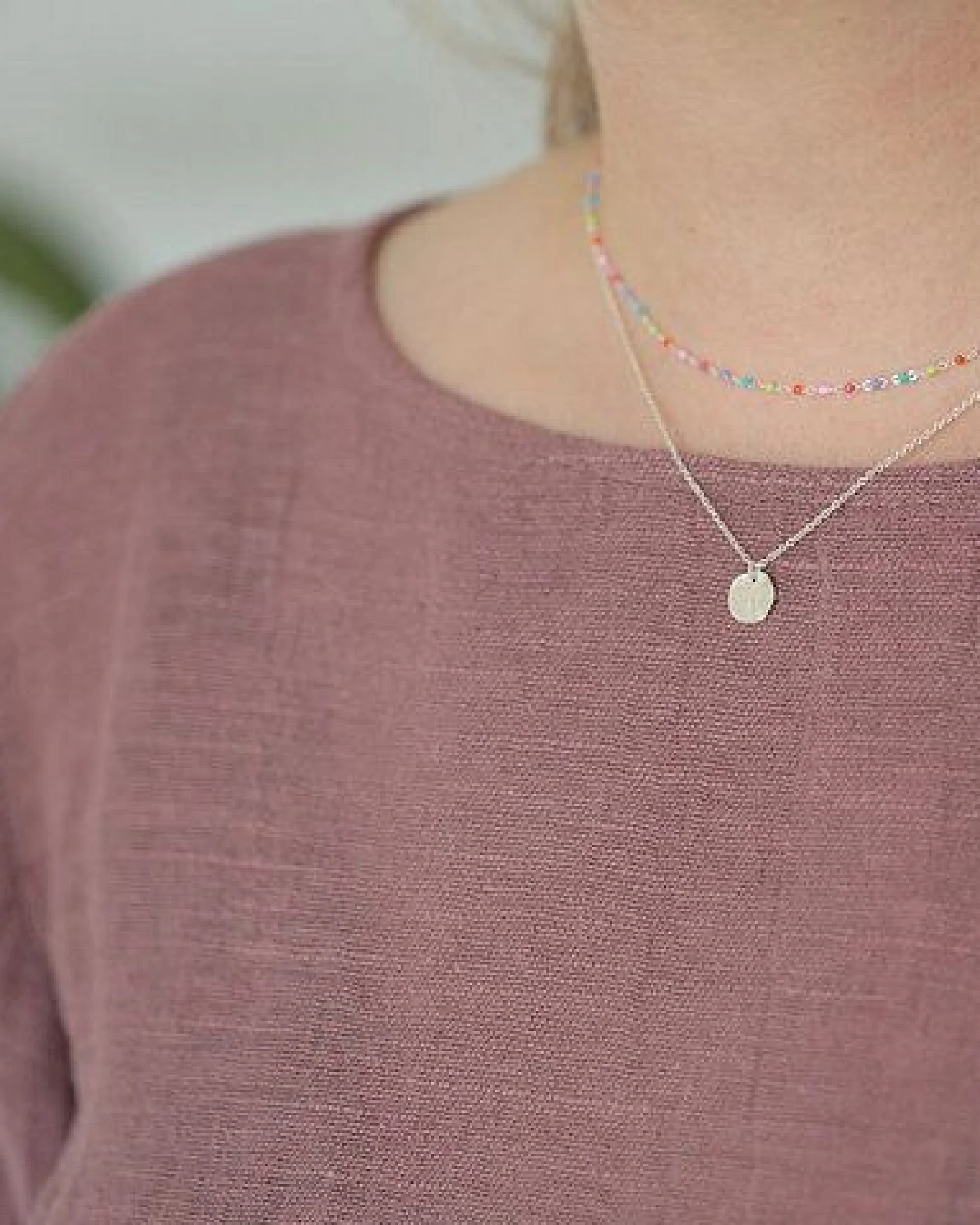 pikfine Kurze Kette "Thora" // silber oder vergoldet – Ansicht 3