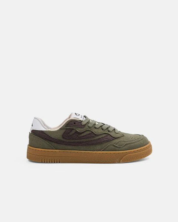 MoEa Sneakers Veyron Low - Forest & Brown - Mushroom