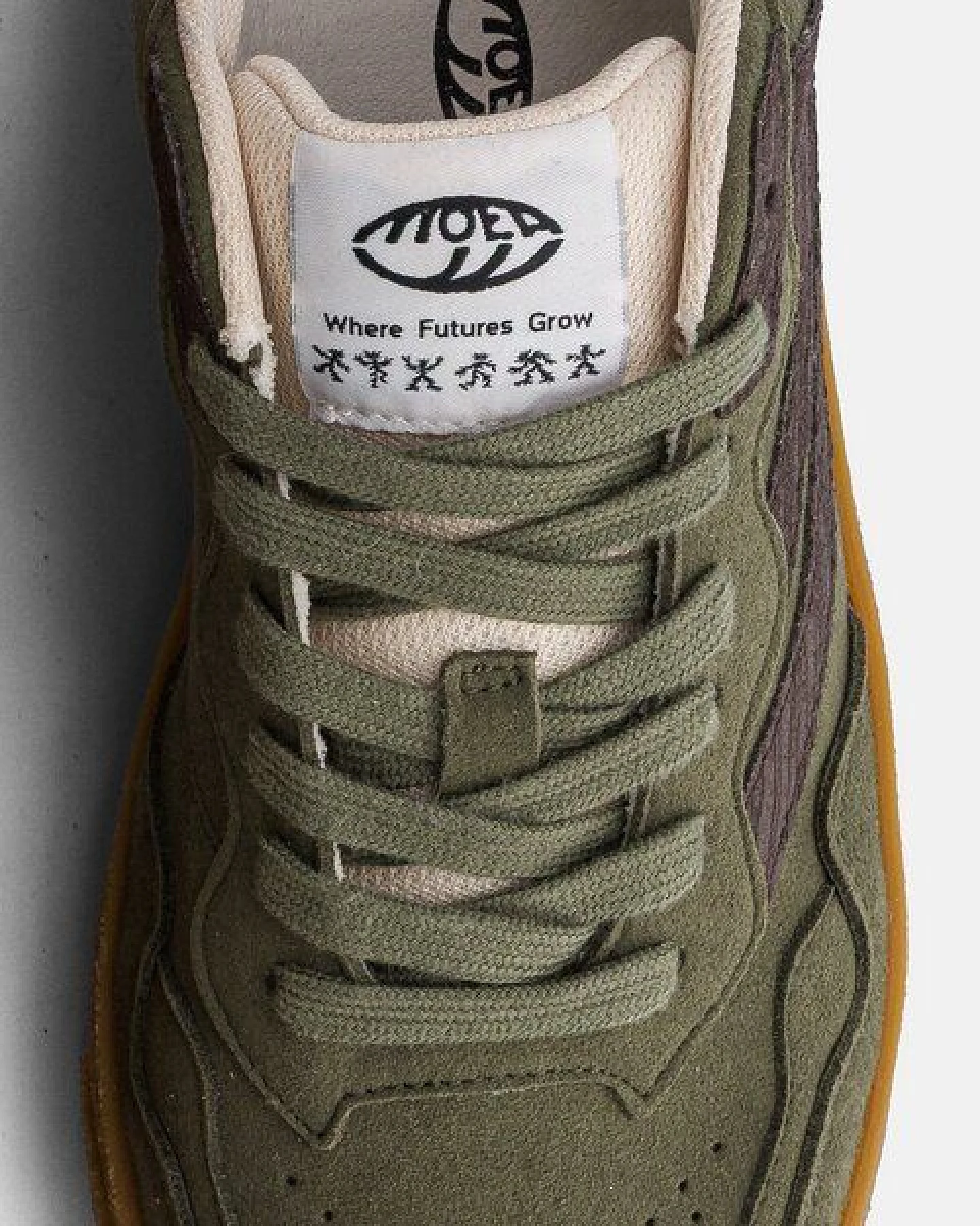 MoEa Sneakers Veyron Low - Forest & Brown - Mushroom – Ansicht 3