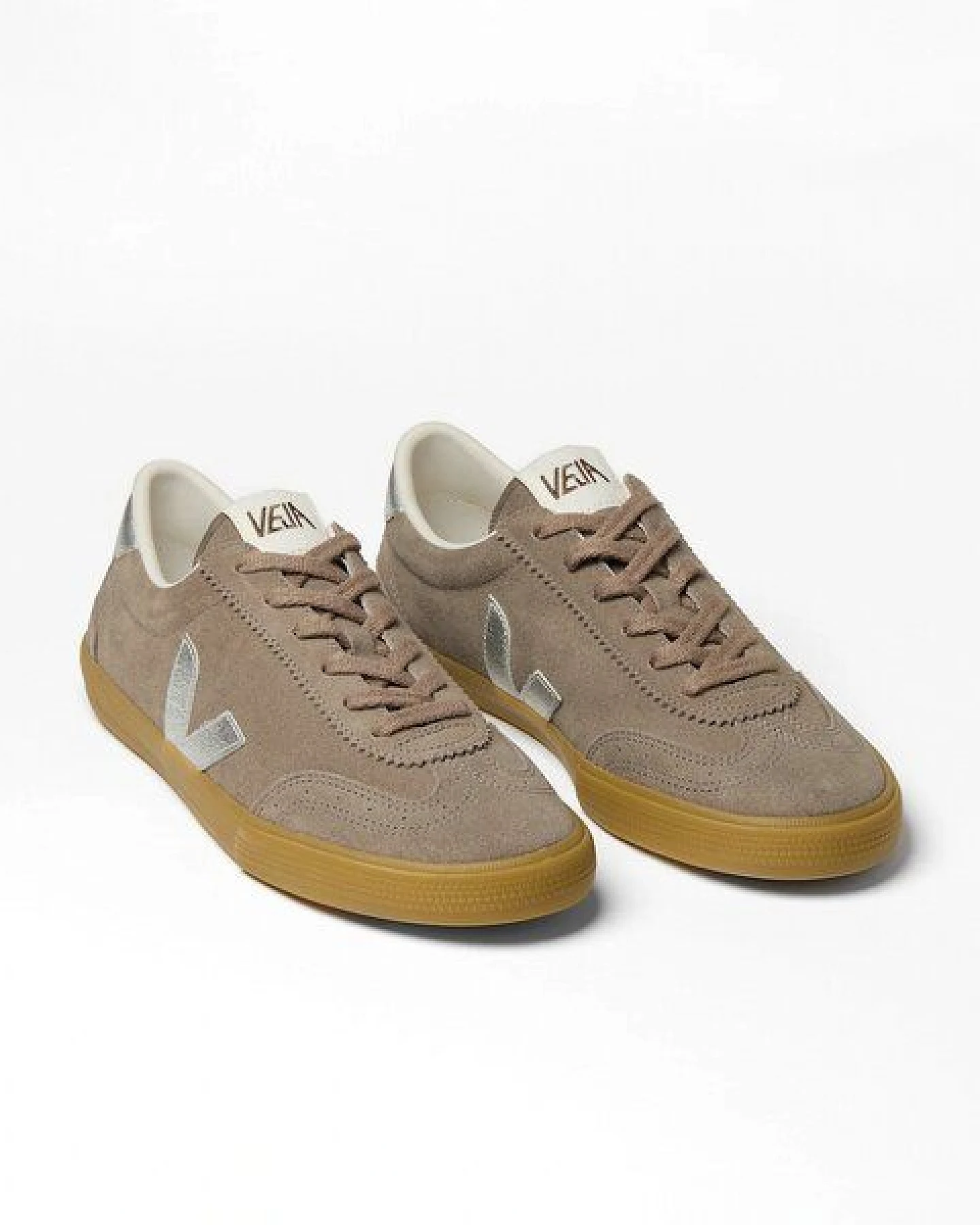 Veja Volley Suede - Moonrock Silver WOMEN – Ansicht 4