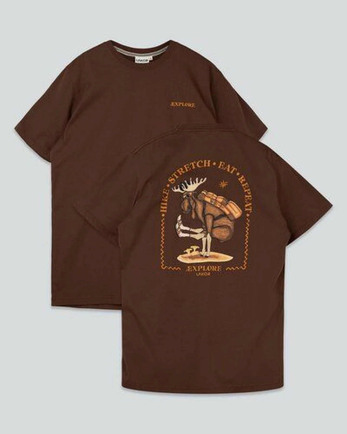 LAKOR T-Shirt aus Bio-Baumwolle - Yoga Moose – Ansicht 3