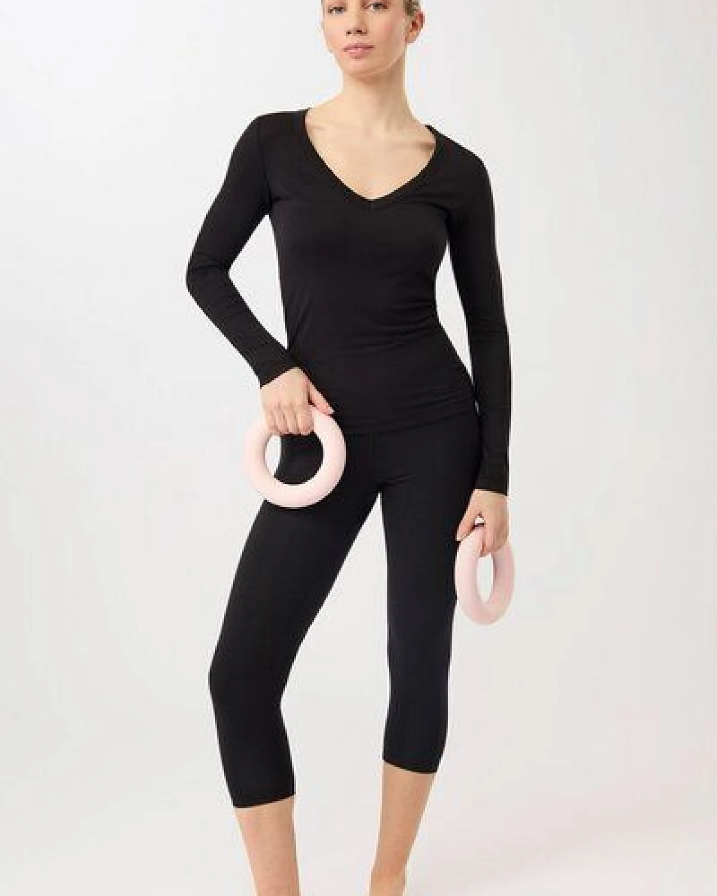 Mandala Slim V-Neck – Ansicht 3