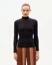 Produktseite: thinking mu Langarmshirt - Rib Aine - aus Bio-Baumwolle