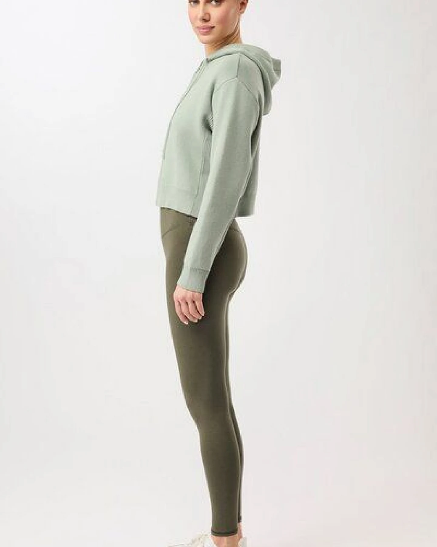 Mandala Knitted Hoodie Jacket – Ansicht 4