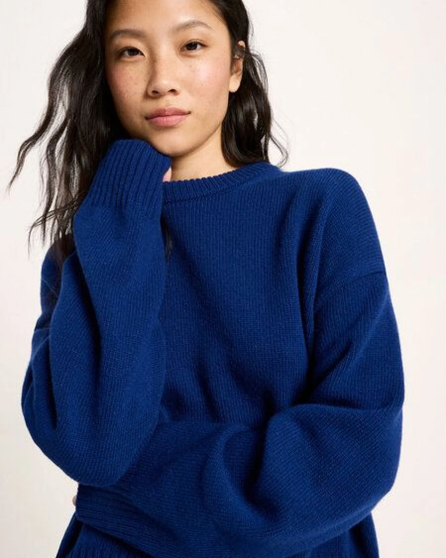 LANIUS Oversized Rundhalspullover – Ansicht 4