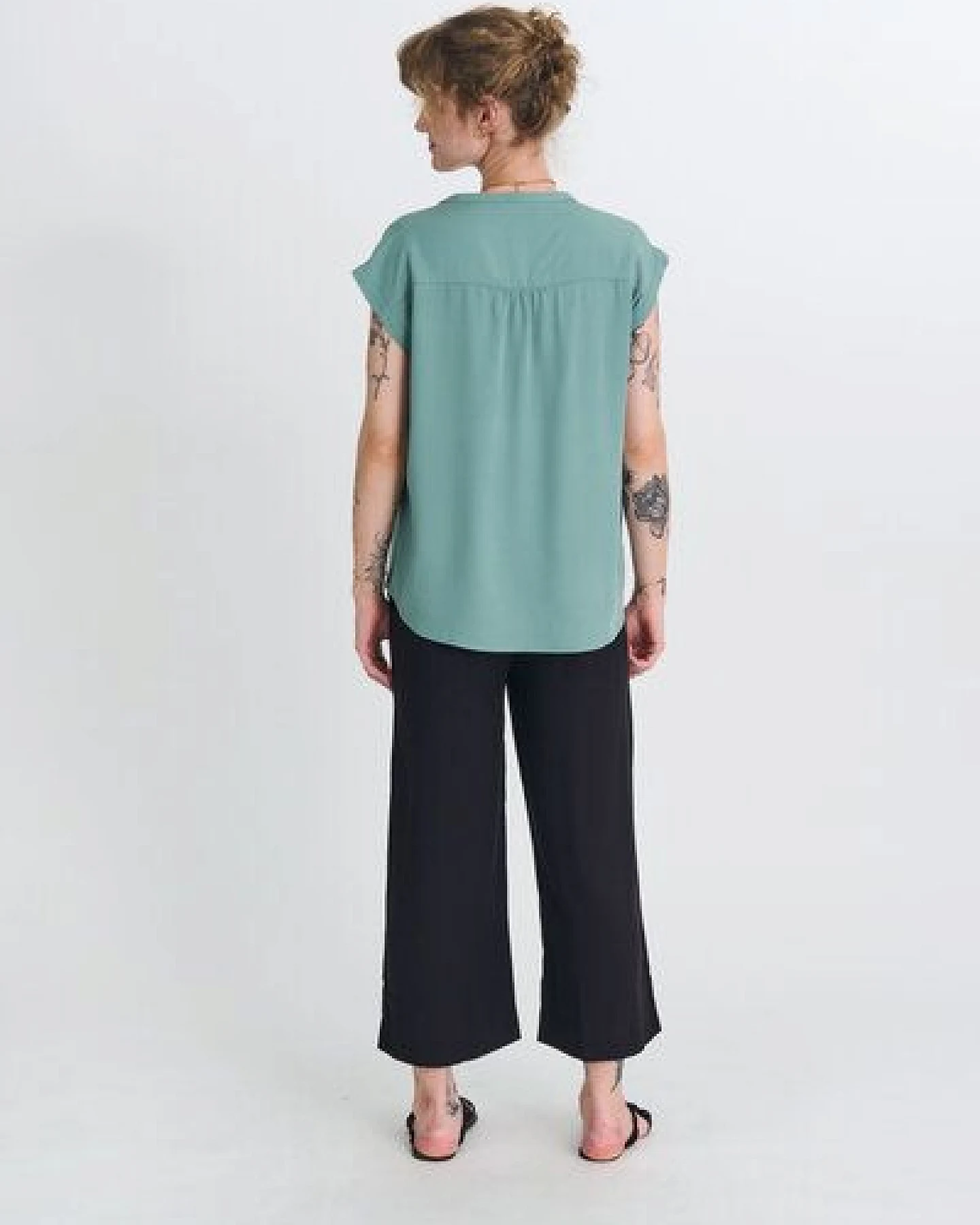 Zerum Kurzarm-Bluse Ines – Ansicht 3