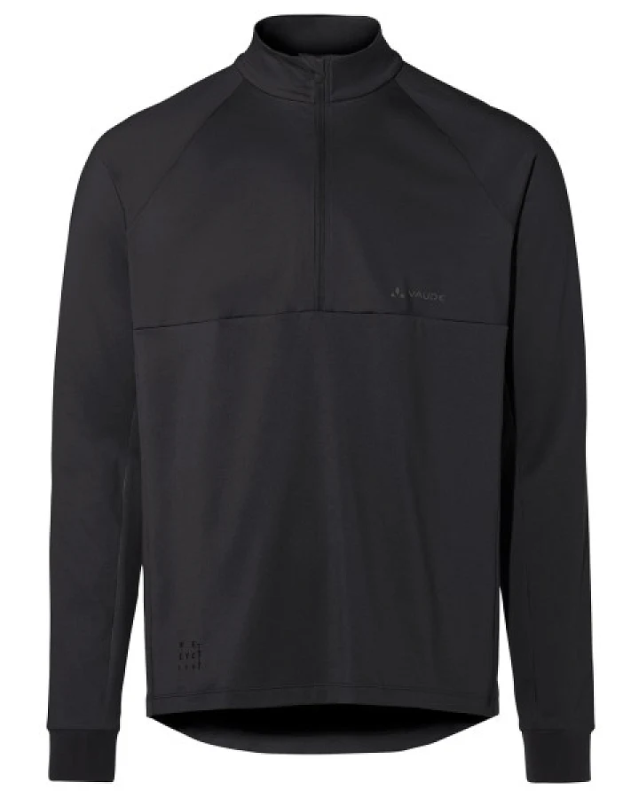 Vaude - Qimsa Halfzip L/S Shirt - Radtrikot Gr S schwarz
