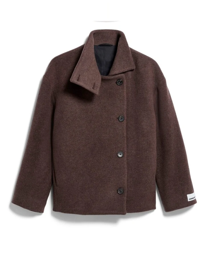 ARMEDANGELS - Women's Majelaa Wool Jacket - Freizeitjacke Gr S braun