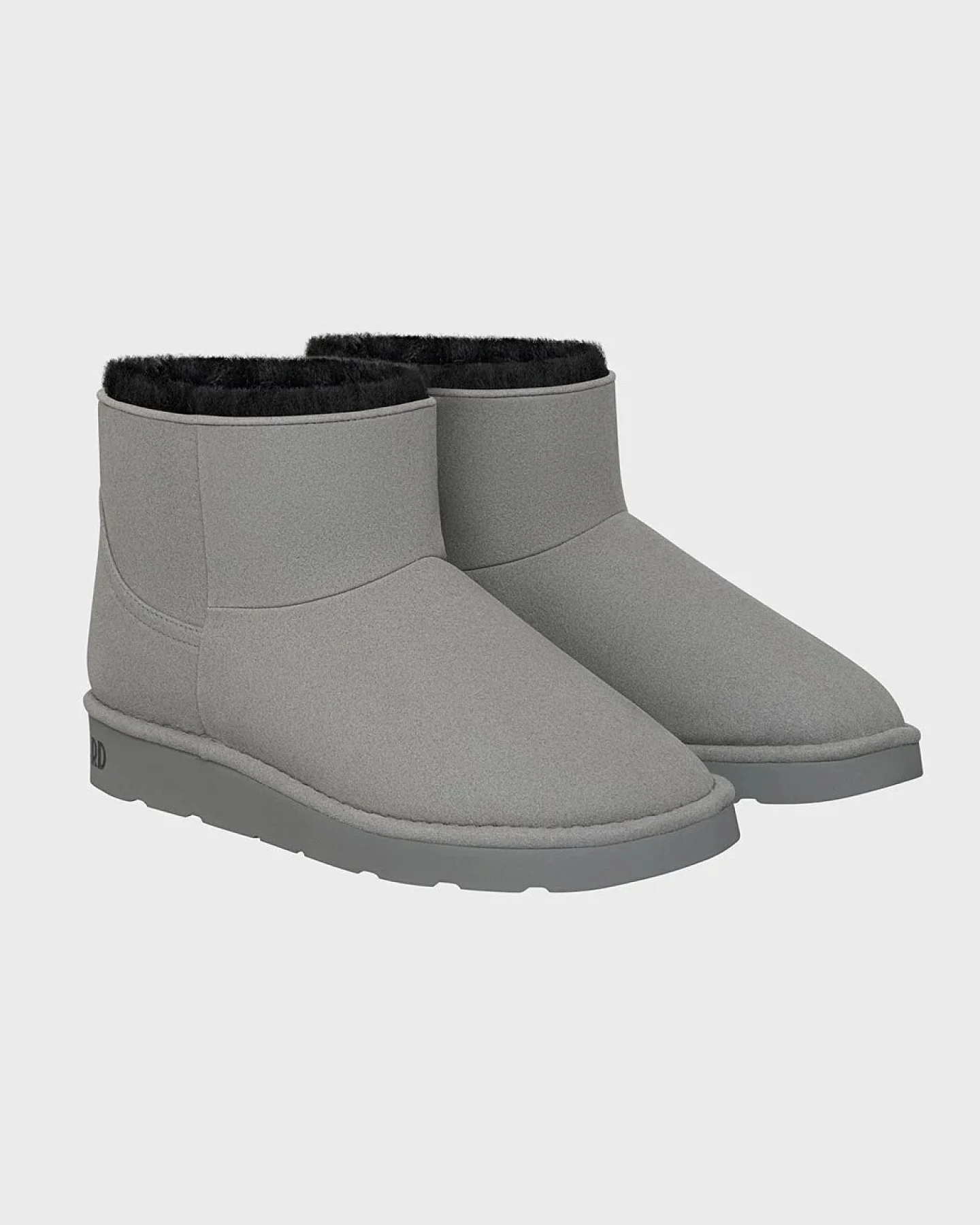 The New Orchard Damen vegan Stiefel Classic Short Hellgrau – Ansicht 2