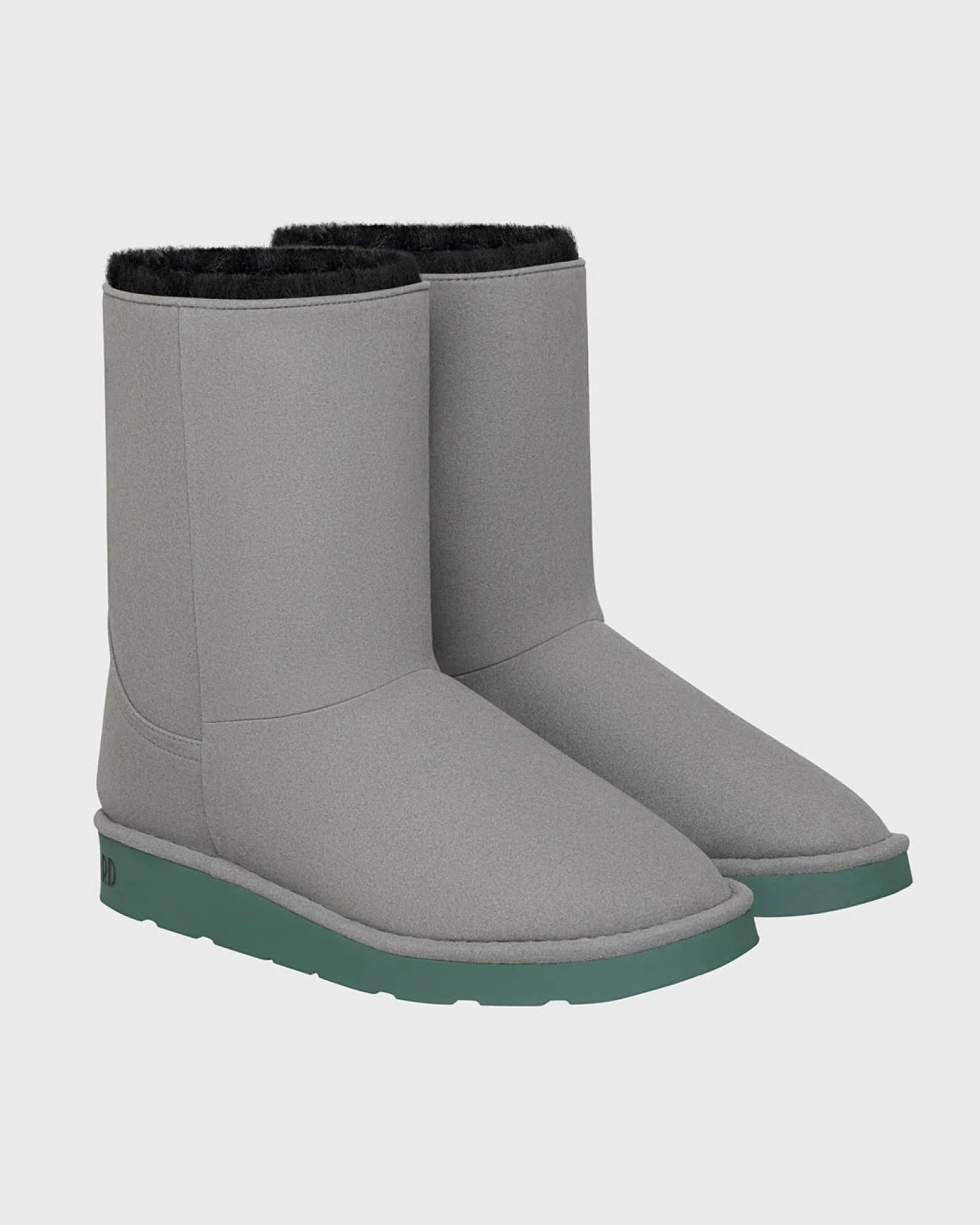 The New Orchard Damen vegan Boots Classic Medium Hellgrau/Grüne Sohle – Ansicht 2
