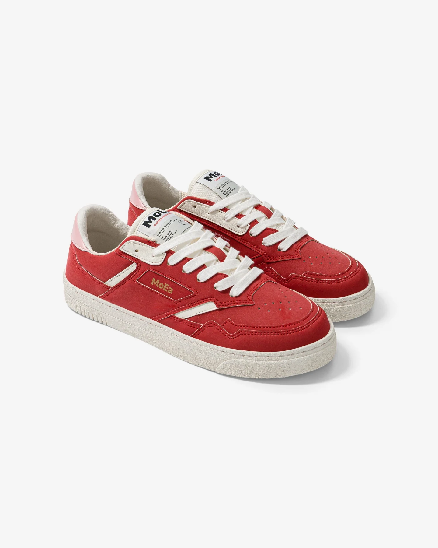 MoEa Herren vegan Sneaker Gen9 Apfel Rot & Rosa – Ansicht 2