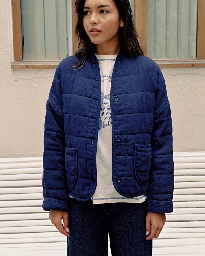 Nénés Damen vegan Jacke Maia Blau
