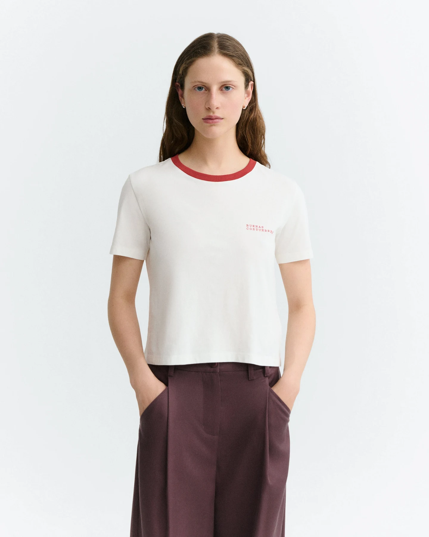Thinking MU Damen vegan T-Shirt Zowie Costumbres Weiß – Ansicht 2