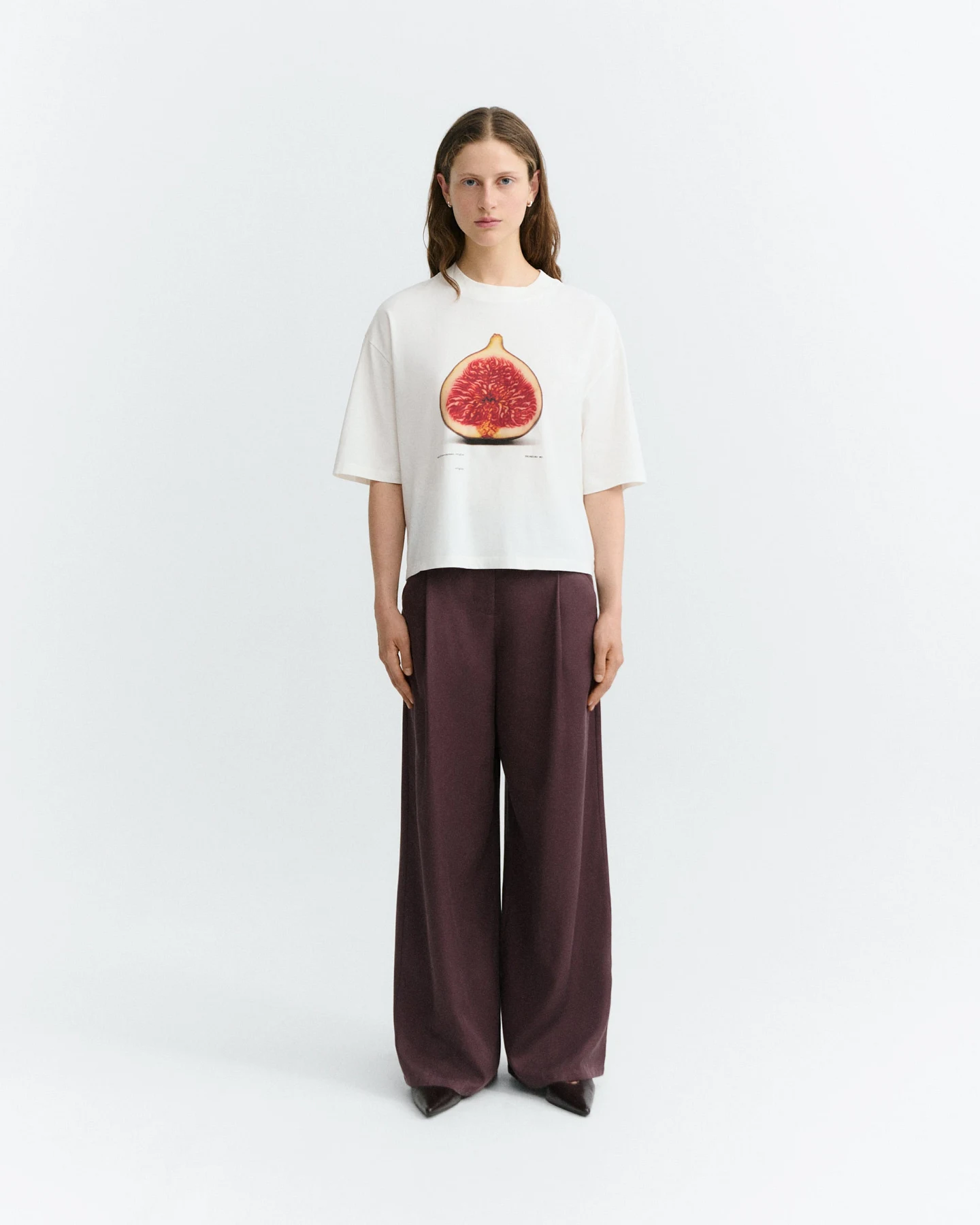 Thinking MU Damen vegan T-Shirt Lena Oversize Figa Weiß – Ansicht 2