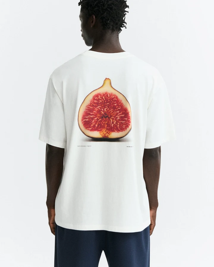 Thinking MU Herren vegan T-Shirt Eric Figa Oversize Weiß