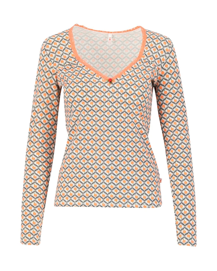 Longsleeve criss cross heart