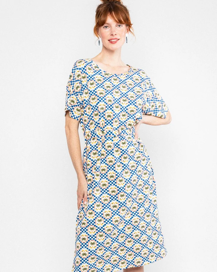 Jerseykleid Easy Goes Happy