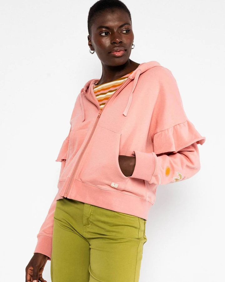Kapuzenjacke Ruffle Rebel