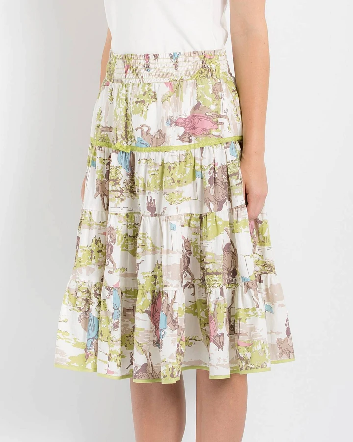 Knielanger Rock marys picknick pettyskirt