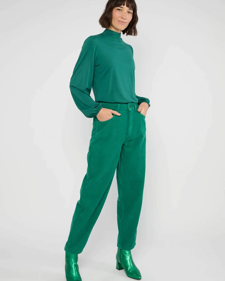 Cordhose High Waist Olotte