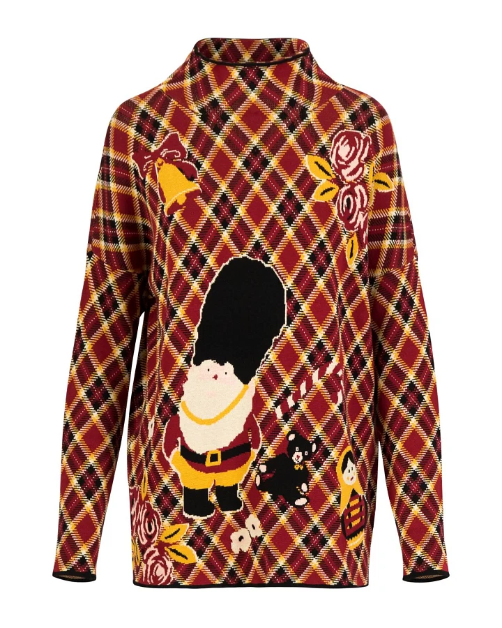 Oversize-Pullover merry britmas