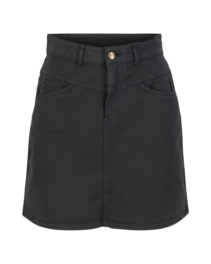 Minirock High Waist Yoke