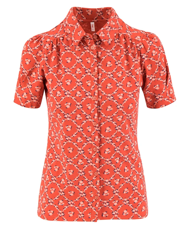 Kurzarm-Bluse kiss me chic