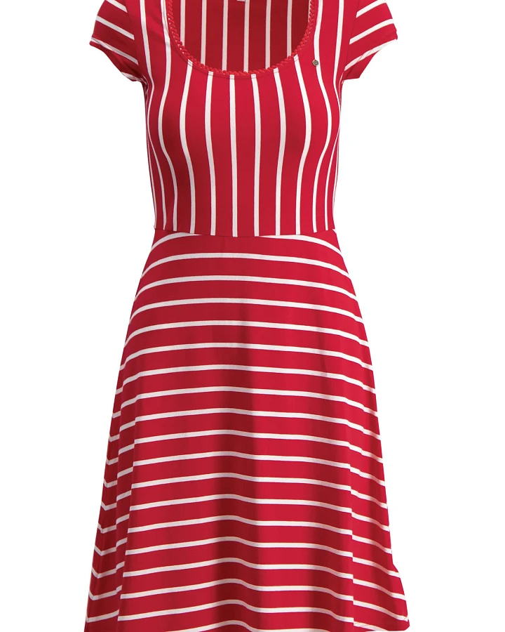 Jerseykleid logo stripe dress
