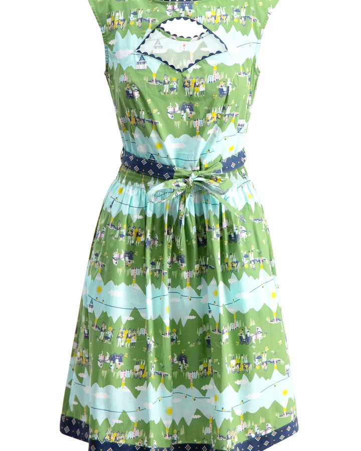 Baumwollkleid schwarzwaldmädel