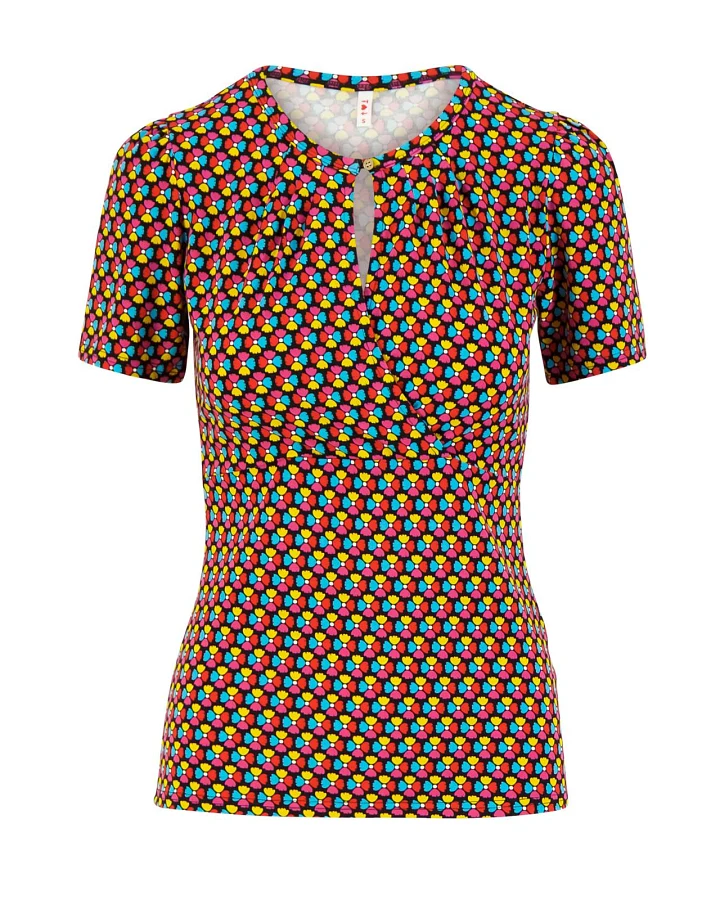 T-Shirt Criss Cross Coeur