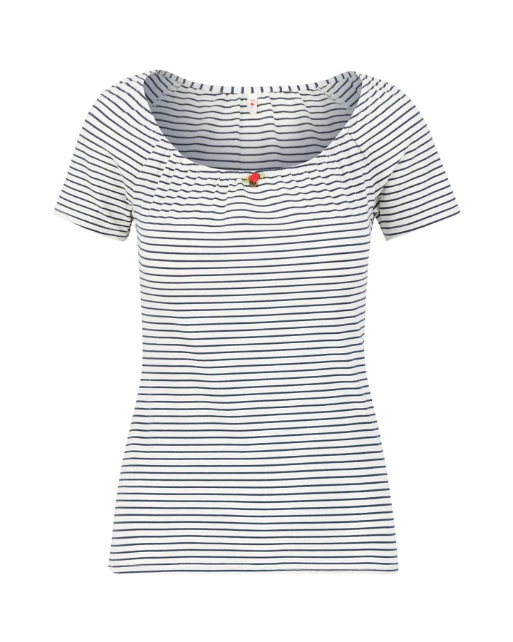 logo stripe heart t-shirt