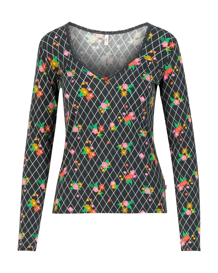 Longsleeve criss cross heart