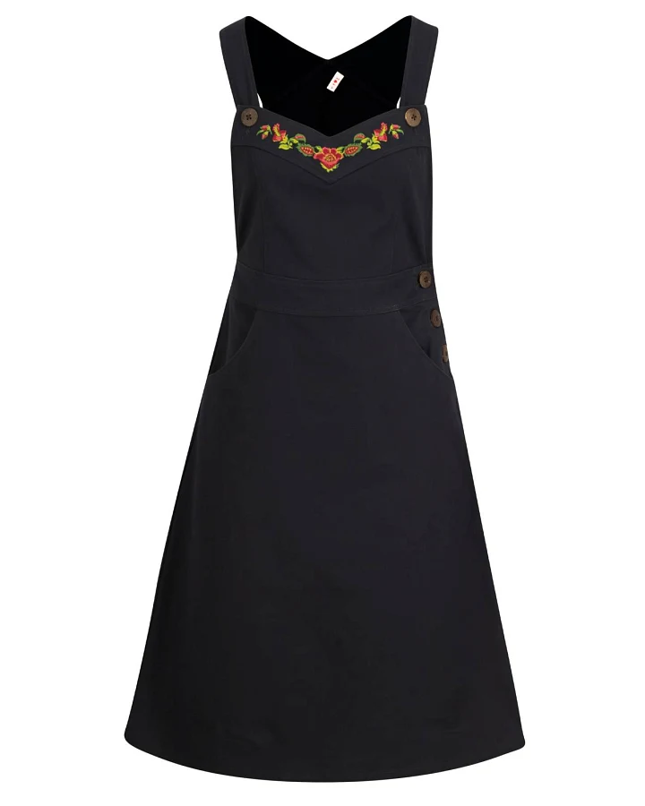 Midikleid Power Pinafore