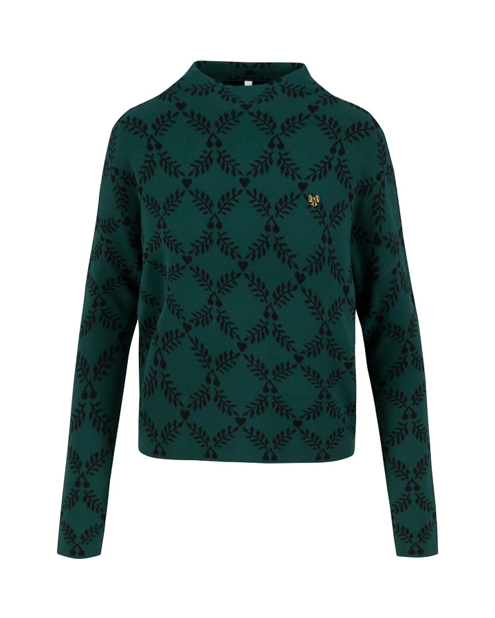 Strickpullover long turtle