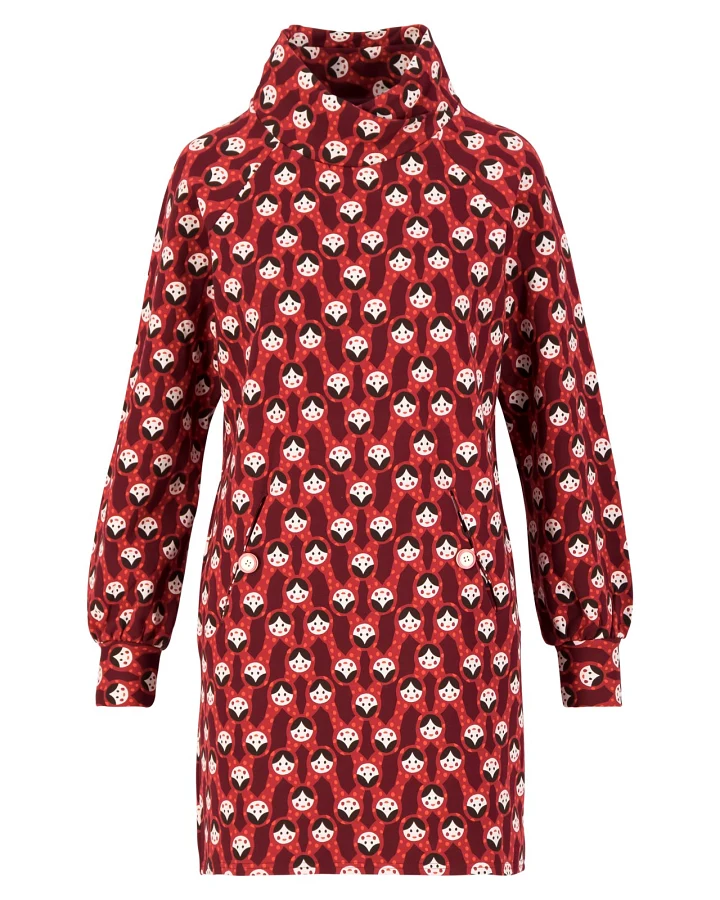 Sweatkleid mushroom party
